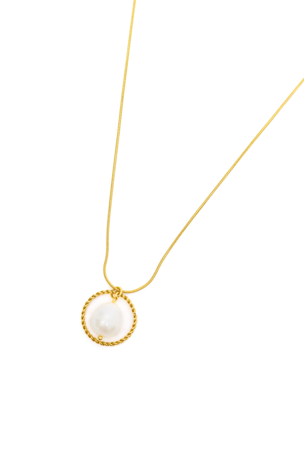 White Pearl Pendant | Pearl Pendant Necklace | MyTrendyTees